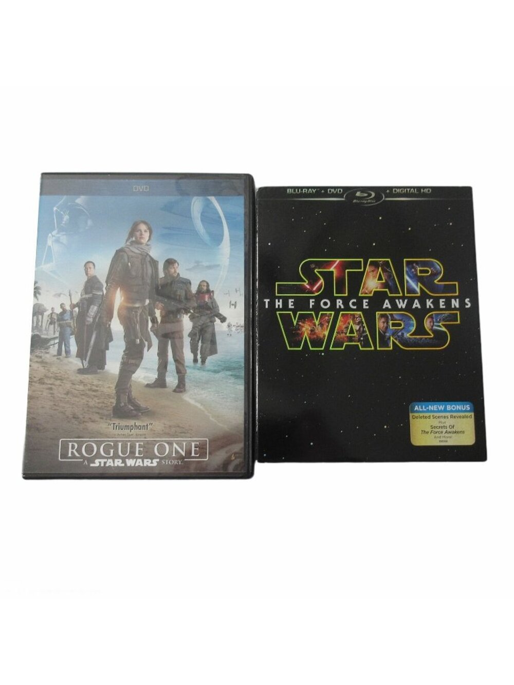 Rogue One: A Star Wars Story DVD + Bonus! Star Wars The Force Awakens
